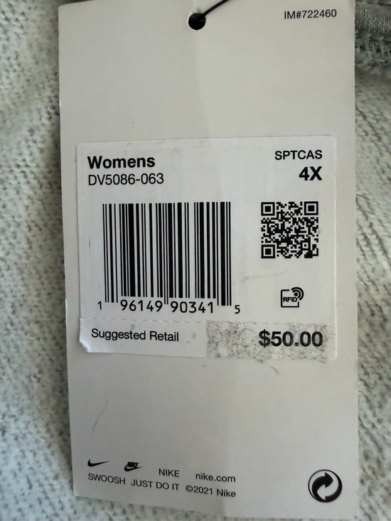 Nike Women’s Gray Athletic Shorts - Lightweight Comfort Size 4X - Picture 5 of 6